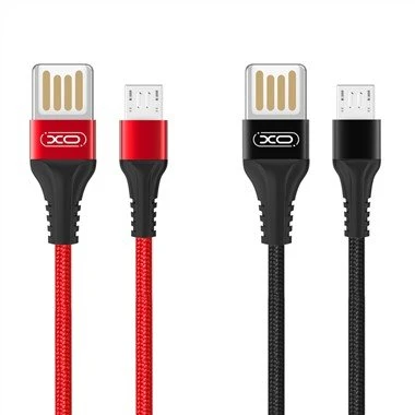 کابل USB دوشاخه دو طرفه دوشاخه بافی USB